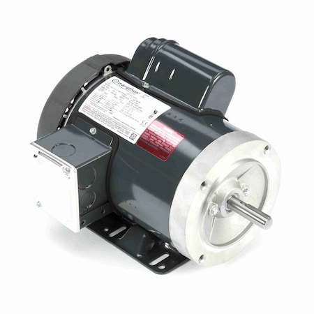 Leeson General Purpose Motor, 1 HP, 1 phase, 1800 RPM, 115/208-230 V, 56HC Frame, TEFC G573